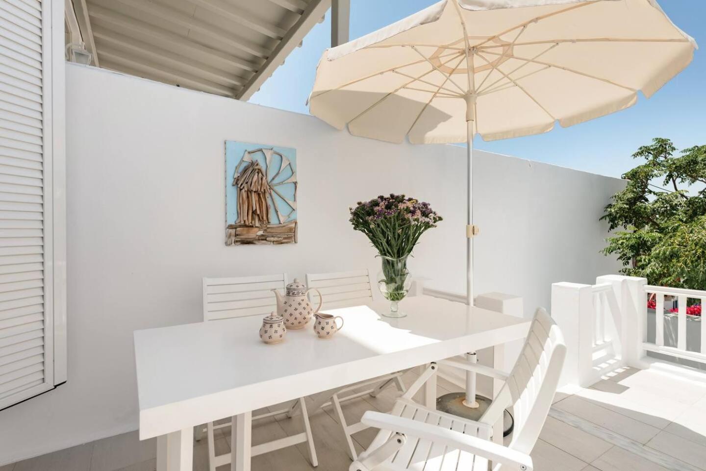 Mykonian Marvel: A Tranquil Oasis In The Old Town! Ferienhaus Mykonos Town